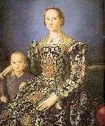 Eleanora di Toledo with her son Giovanni de' Medici Agnolo Bronzino